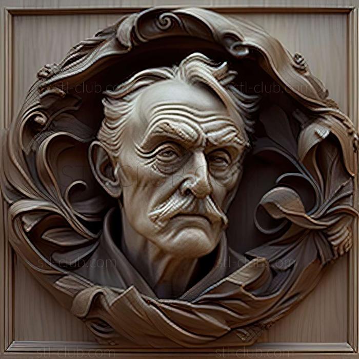 3D model John Singer Sargent American artist (STL)
